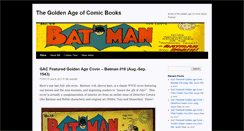 Desktop Screenshot of goldenagecomics.org