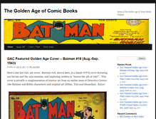 Tablet Screenshot of goldenagecomics.org